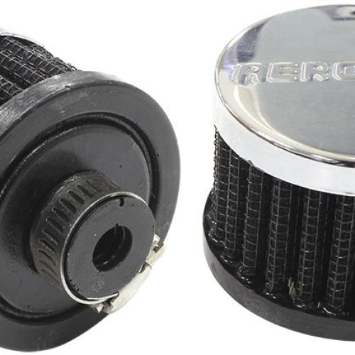 3/8″ UNIV CLAMP ON FILTER     2″ O.D,1-1/2″ H,CHROME TOP