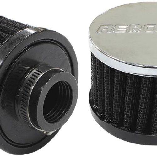 1″ UNIV CLAMP ON FILTER       3″ O.D,2-1/4″ H,CHROME TOP