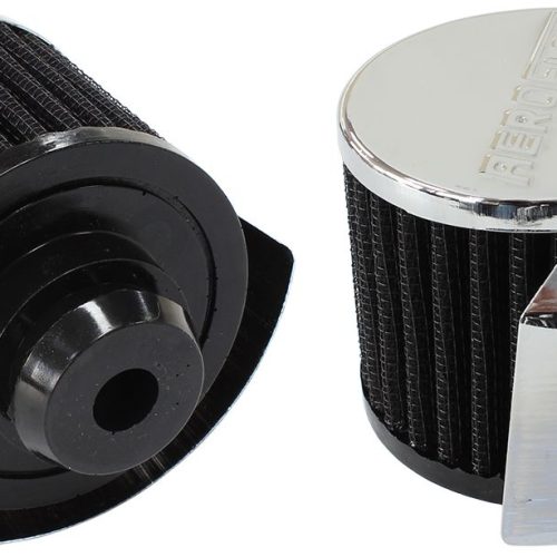 1-1/4″ PUSH IN BREATHER WITH  SHIELD3″O.D 2-1/2″H CHROME TOP