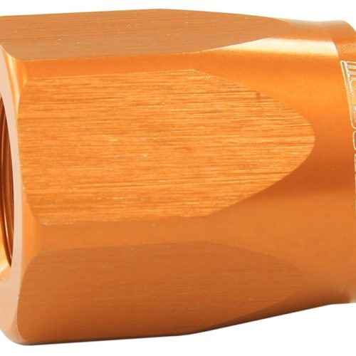 HOSE END SOCKET ALLOY -12AN   GOLD SUIT BRAIDED HOSE