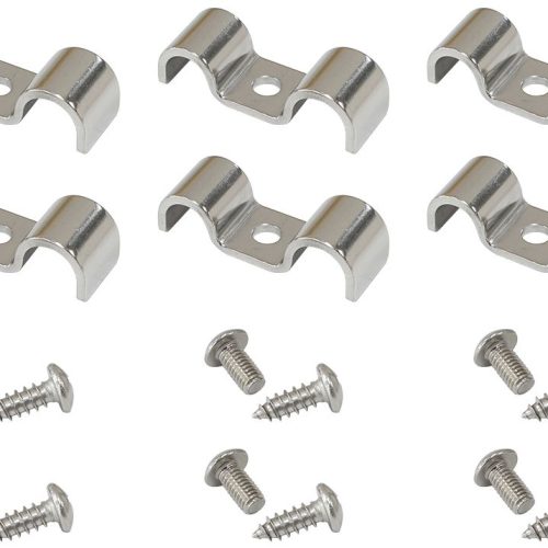 DUAL HARDLINE CLAMPS 1 X 3/16″AND 1 X 3/8″ *DUAL SIZES* 6pk