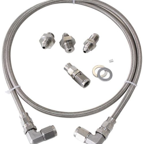 UNIVERSAL TURBO OIL FEED LINE -3AN LINE KIT. 1 METER LONG