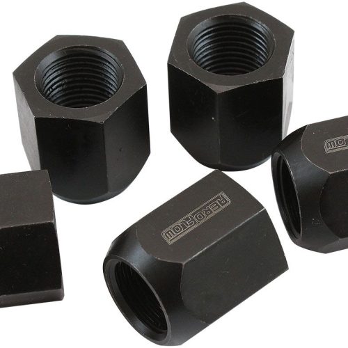 5/8″-18 ACORN SHORT OPEN WHEEL NUTS BLACK (5 PACK) NHRA