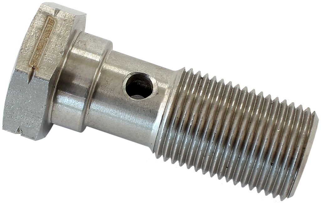 BANJO BOLT M10 x 1.25MM STAINLESS 20MM LONG