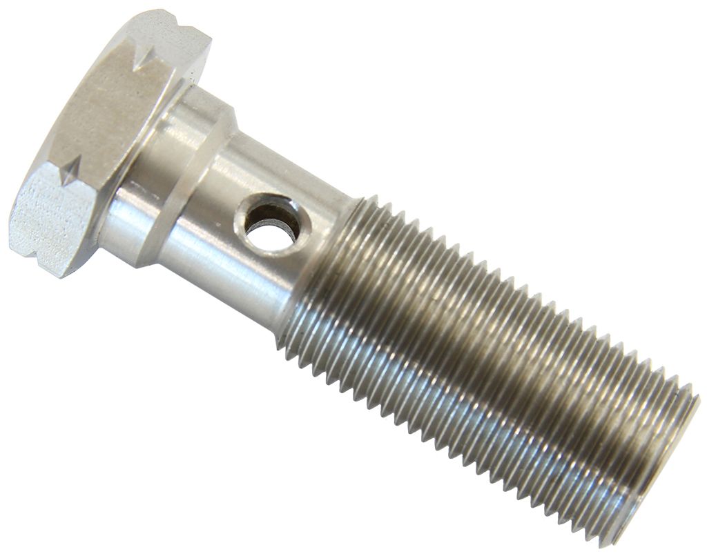BANJO BOLT 7/16-24 STAINLESS 25MM LONG