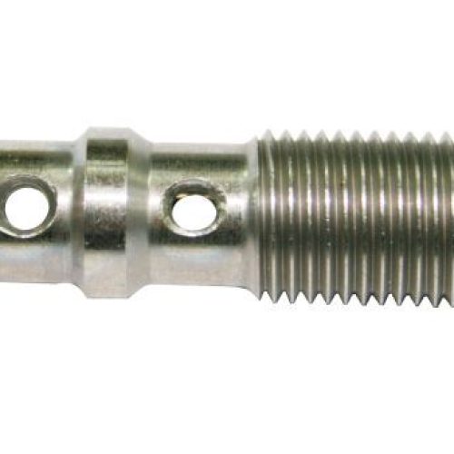 DOUBLE BANJO BOLT 7/16-20     STAINLESS 30MM LONG