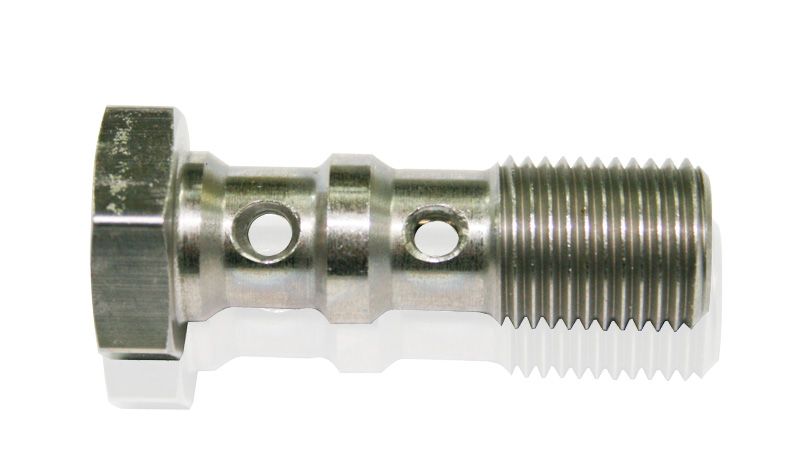 DOUBLE BANJO BOLT M10 x 1.00MMSTAINLESS 38MM LONG