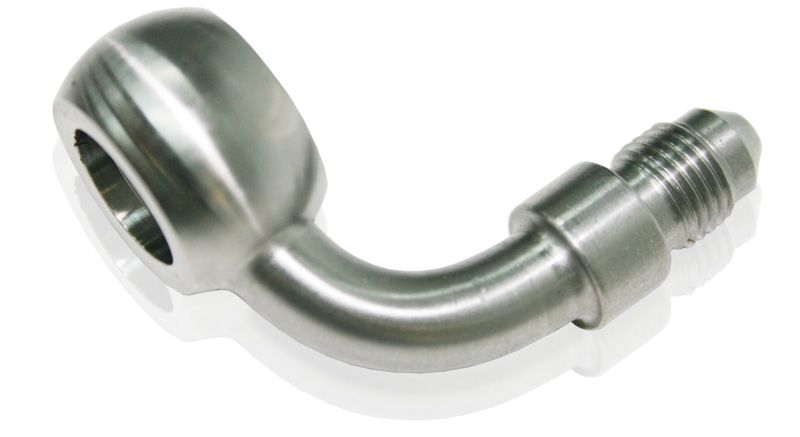 -3AN 90 DEG BANJO 12MM STAINLESS