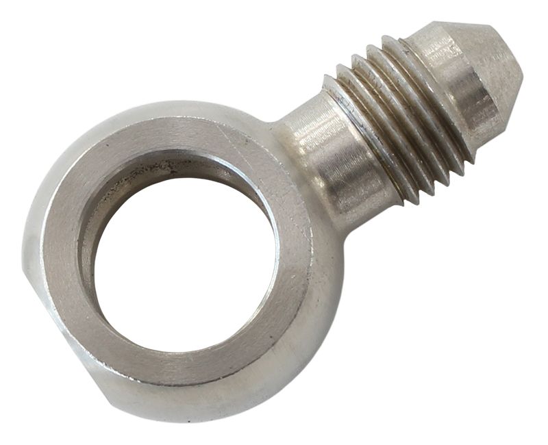 -3AN STRAIGHT MALE BANJO 7/16"STAINLESS STEEL