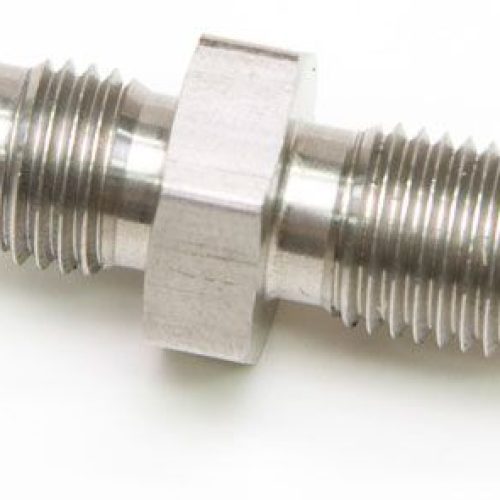 -3AN TO INVERTED 3/8 x 24 STAINLESS SHORT