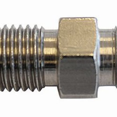 -3AN to M12 X 1.0 DUAL SEAT STAINLESS STEEL *** SEE NOTES