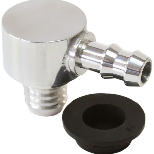 BILLET BOOSTER VALVE UNIVERSAL21MM / 13/16″ HOLE TO 3/8 Barb