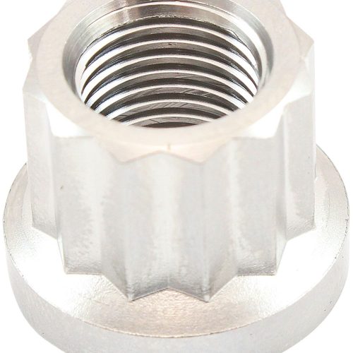 M12x1.25mm TITANIUM NUT       12 POINT SINGLE M12 x 1.25