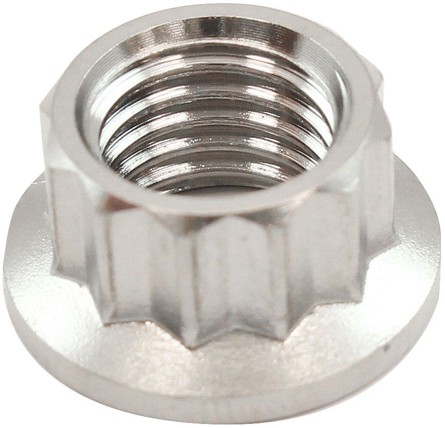 5/16" UNF TITANIUM NUT 12 POINT SINGLE 5/16"-24