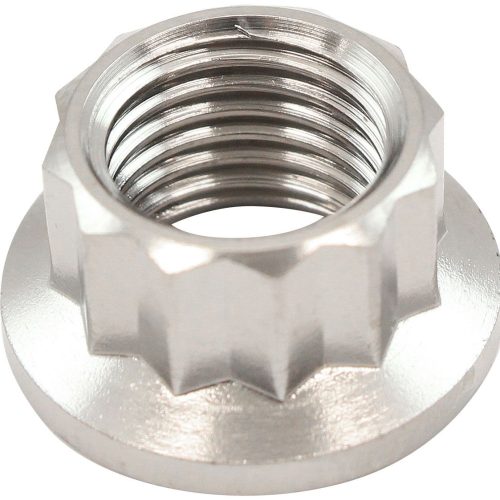 3/8″ UNF TITANIUM NUT         12 POINT SINGLE 3/8″-24
