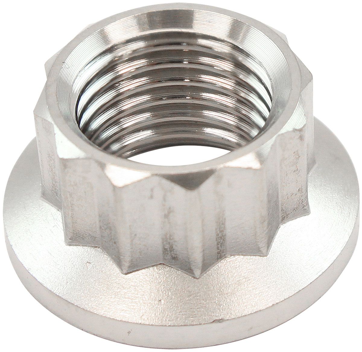 7/16" UNF TITANIUM NUT 12 POINT SINGLE 7/16"-20