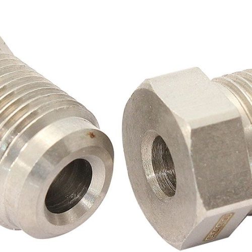 S/S INVERTED FLARE TUBE NUT   3/16″ HARD LINE TO M12 X 1.0