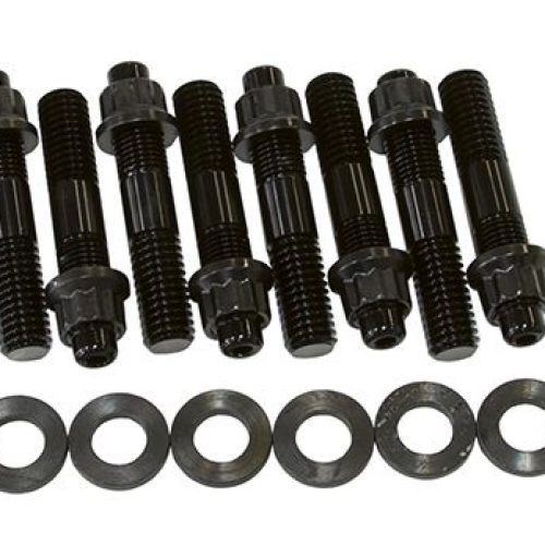 BLOWER STUD KIT BLACK STUDS   BLACK FINISH 2.5″ OAL