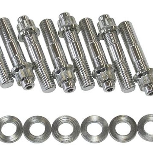 BLOWER STUD KIT SILVER STUDS  SHOW SET 2.5″ OAL
