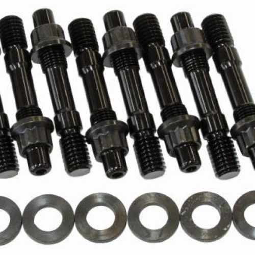 BLOWER STUD KIT BLACK STUDS   BLACK FINISH 2.9″ OAL