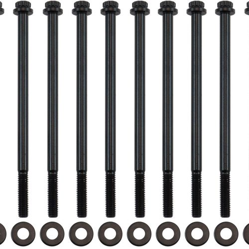 GM LS INTAKE BOLTS BLACK      12 POINT HEAD M6 PACK OF 10