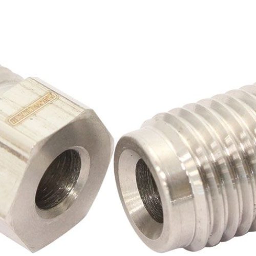 S/S INVERTED FLARE TUBE NUT   3/16″ HARD LINE TO 7/16″-20