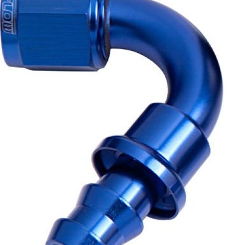 120 DEG PUSH LOCK END -6AN    BLUE NO CLAMP REQUIRED