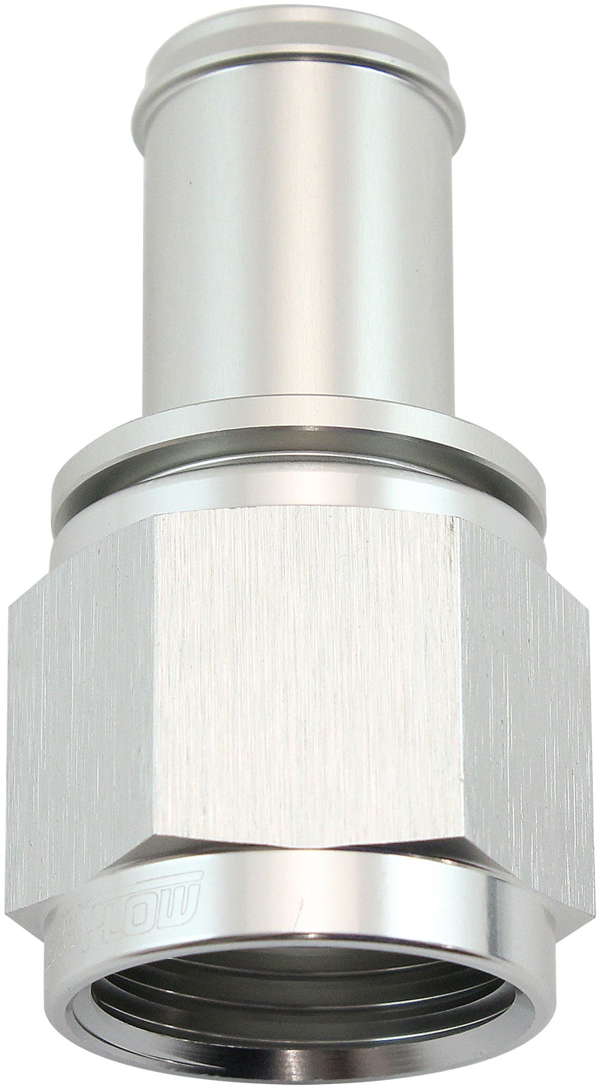 FEMALE -10AN TO 5/8" BARB SILVER WITH TUBE NUT