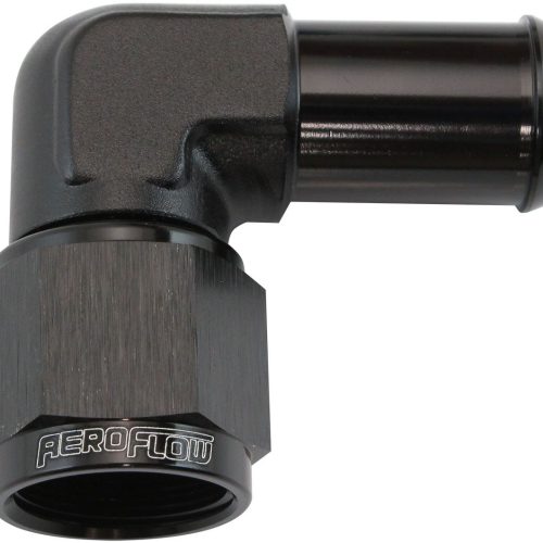 FEMALE -8AN 90DEG TO 5/8″ BARBBLACK SWIVEL NUT