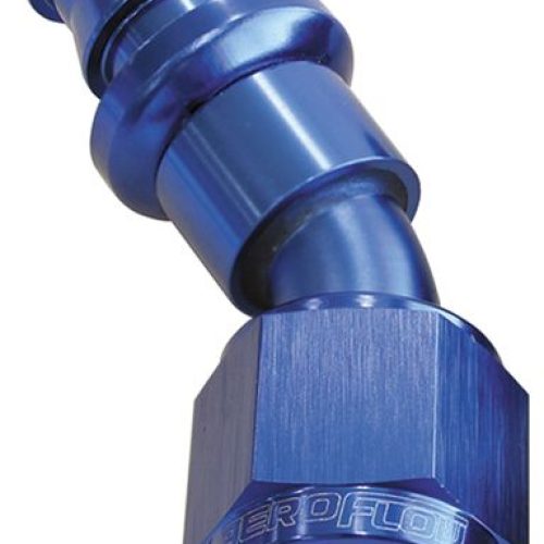 30 DEG PUSH LOCK END -8AN BLUE NO CLAMP REQUIRED <15PSI