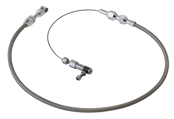 THROTTLE CABLE STAINLESS STEEL 24" 61cm LONG