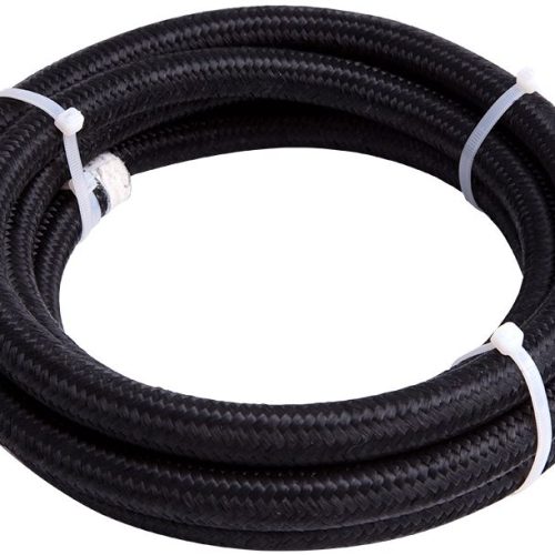BLACK BRAID LIGHT WEIGHT -12AN1 METER 17.4mm ID 24.6mm OD