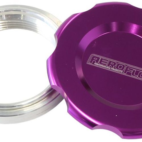 1.5″ WELD BUNG AND PURPLE CAP LOW PROFILE FEMALE WELD-ON