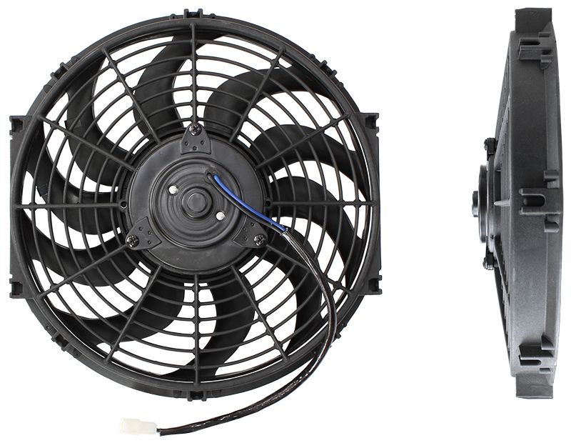 12" CURVED BLADE ELECTRIC FAN REVERSIBLE 1400CFM