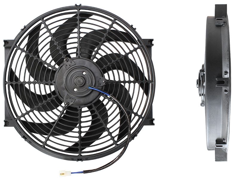 14" CURVED BLADE ELECTRIC FAN REVERSIBLE 1650 CFM