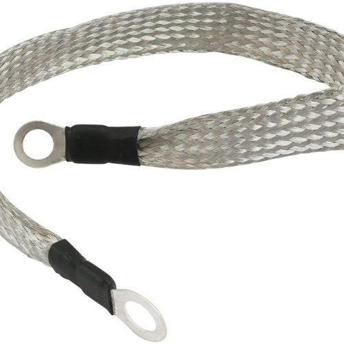 EARTH STRAP 400mm LONG GROUND ALTERNATOR 5/16″ 3/8″ EYELET