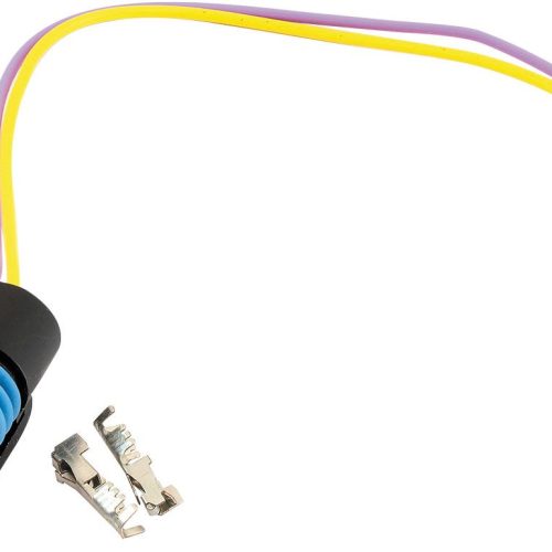 GM BLACK MULTI PURPOSE 2 PIN  PIGTAIL PLUG PINS AC DELCO