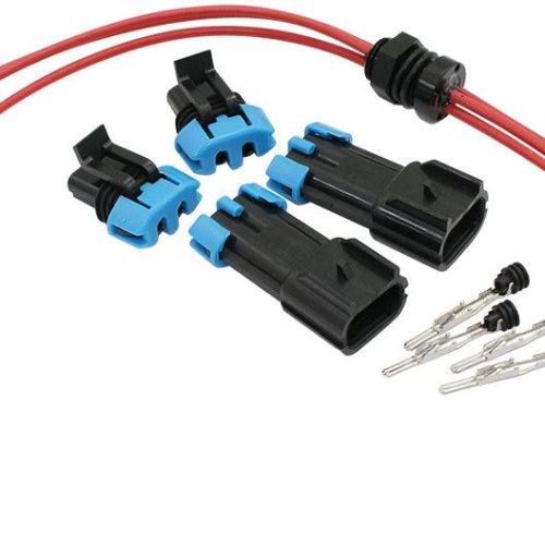 3 WIRE ELECTRICAL TERMINAL    RED BULKHEAD SINGLE POSITIVE