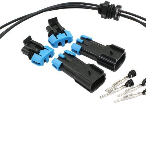 3 WIRE ELECTRICAL TERMINAL    BLACK BULKHEAD SINGLE NEGATIVE