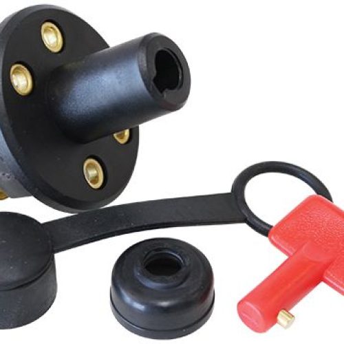 BATTERY ISOLATOR SWITCH       AND RED KEY