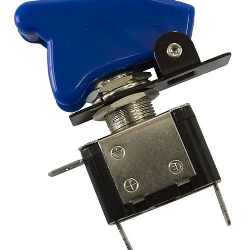 BLUE LED MISSILE SWITCH       LED ACTIVATED WHEN ON