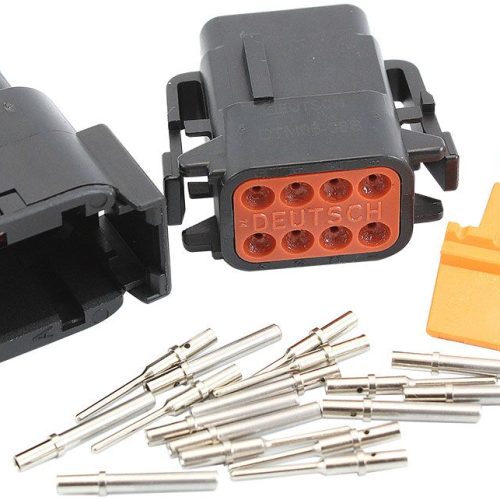 WEATHERTIGHT DTM 8 PIN BLACK  CONNECTOR KIT DEUTSCH DTM STYL