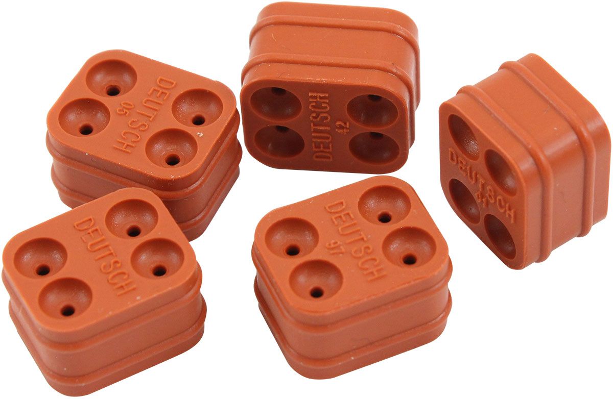 WEATHERTIGHT DTM WIRE SEAL 4 PIN PACK OF 5 DEUTSCH CONNEC