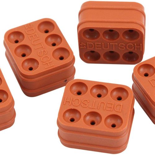 WEATHERTIGHT DTM WIRE SEAL    6 PIN PACK OF 5 DEUTSCH CONNEC