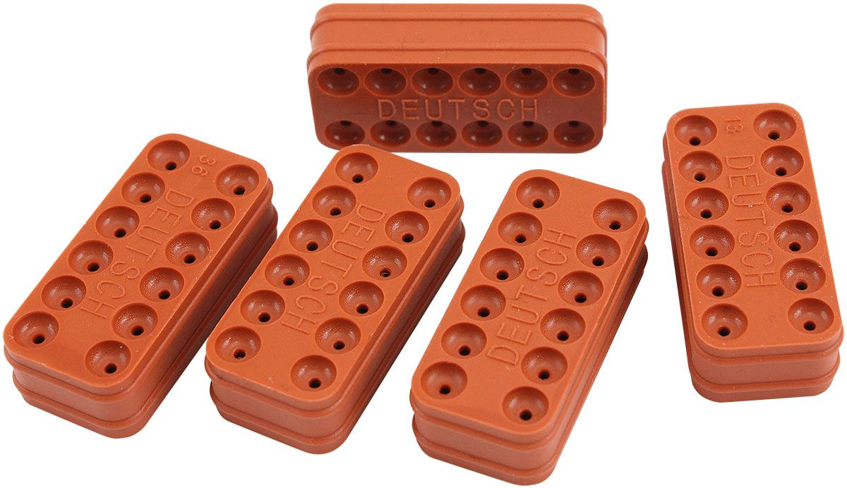 WEATHERTIGHT DTM WIRE SEAL 12 PIN PACK OF 5 DEUTSCH CONNE