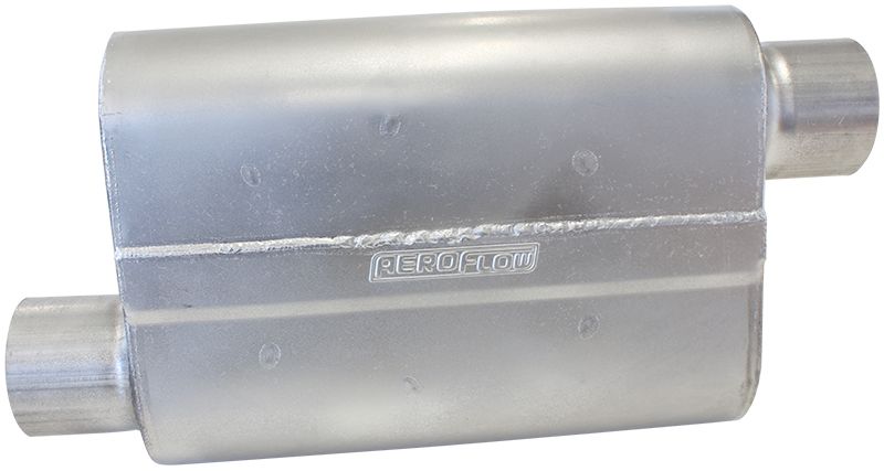 2.5" OFFSET / OFFSET MUFFLER 13" LENGTH,10" WIDTH,4-1/4" H