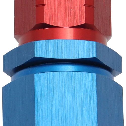 STEPPED STRAIGHT END -6 HOSE  TO -8AN REDUCER HOSE END BLUE