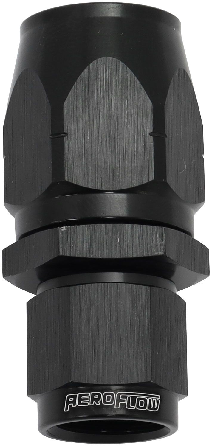 STEPPED STRAIGHT END -8 HOSE TO -6AN EXPANDER HOSE END BLAC