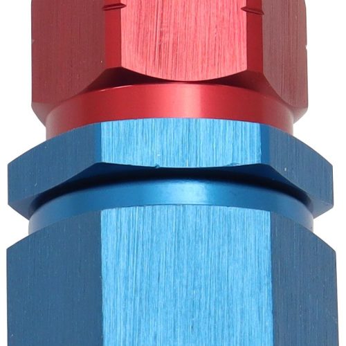 STEPPED STRAIGHT END -8 HOSE  TO -10AN REDUCER HOSE END BLUE