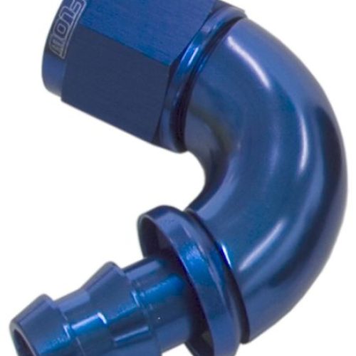 -8AN 120 DEG FULL FLOW PUSH LOBLUE FULL FLOW PUSH LOCK